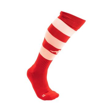 Picture of JUNIOR LIPENO x1 PAIR OF HIGH MATCH SOCK IN RED/WHITE